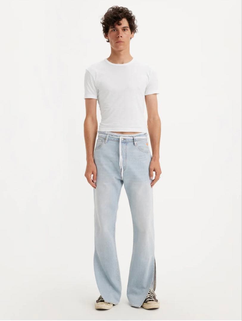 a*b様 erl levi's コラボデニムサイドスリット