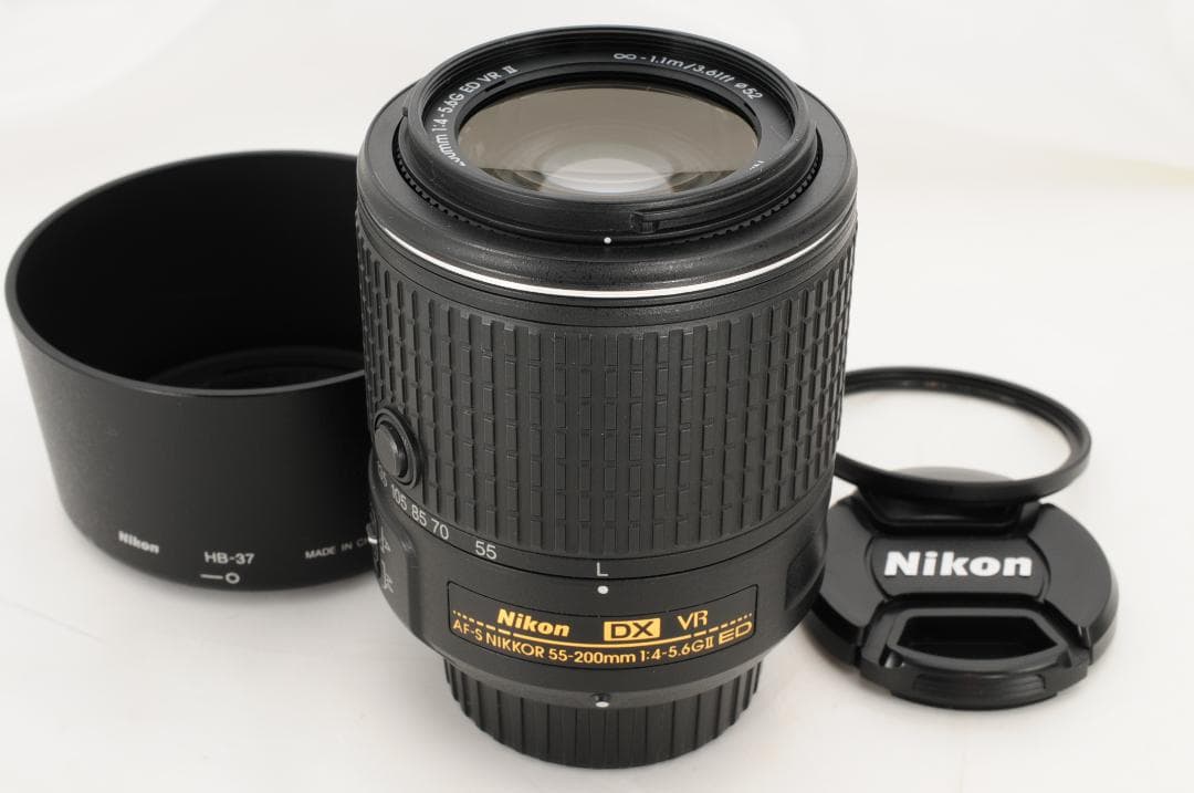 【手振あり】Nikon ニコン AF-S 55-200mm II VR オマケ多