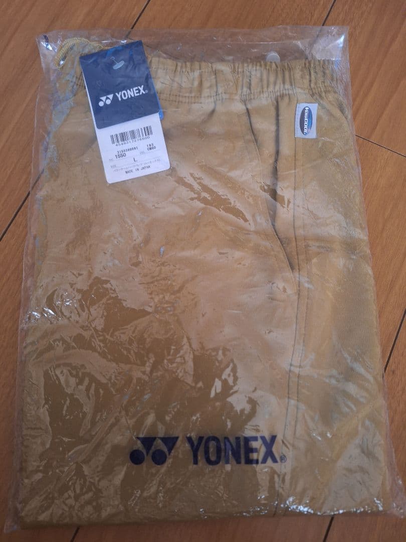 YONEX　ハーフパンツ　キャメルゴールド　Ｌサイズ　新品