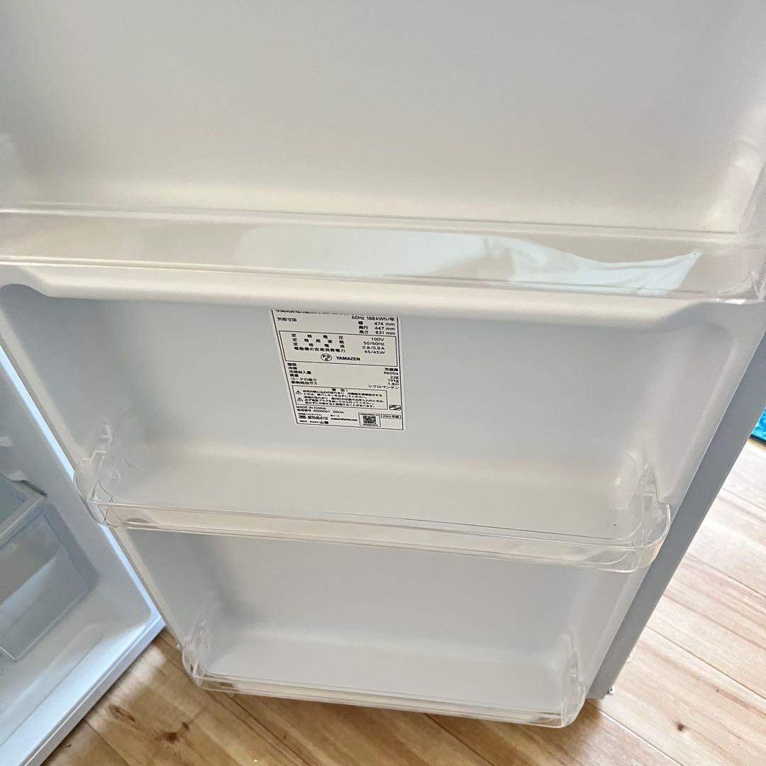 【美品】山善 YAMAZEN 冷蔵庫 YFR-90 2024年製 92L