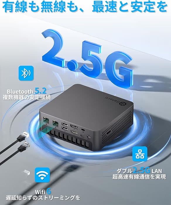 Getorli ミニPC AMD Ryzen™ 7 PRO