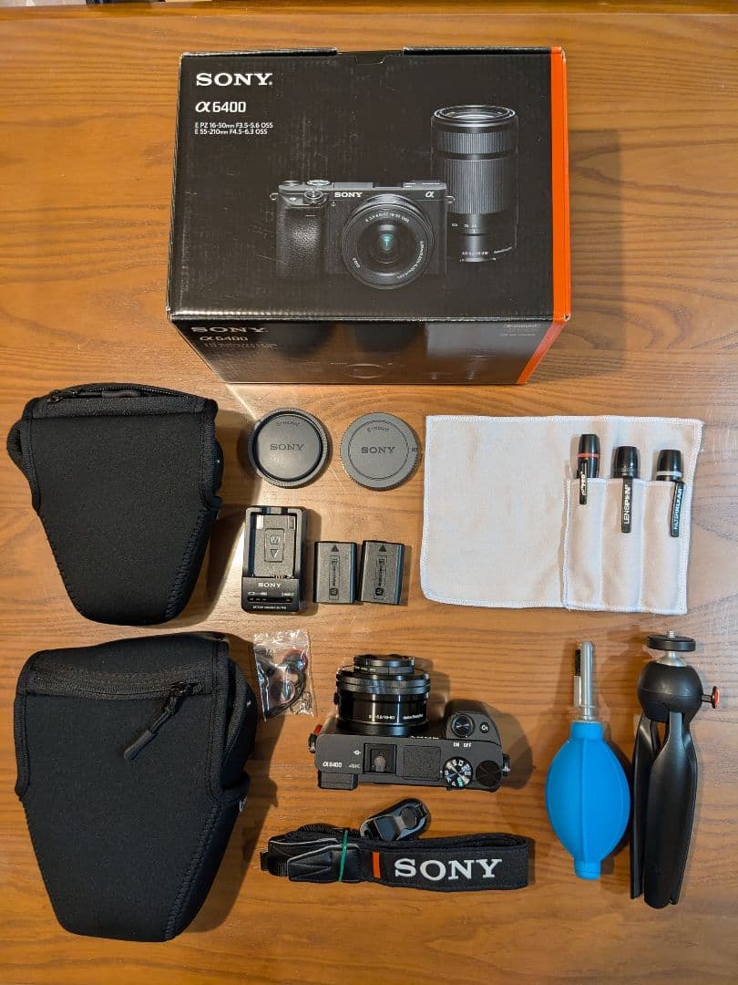 美品 SONY α6400 本体+ズームレンズ等 セット16-50mm おまけ