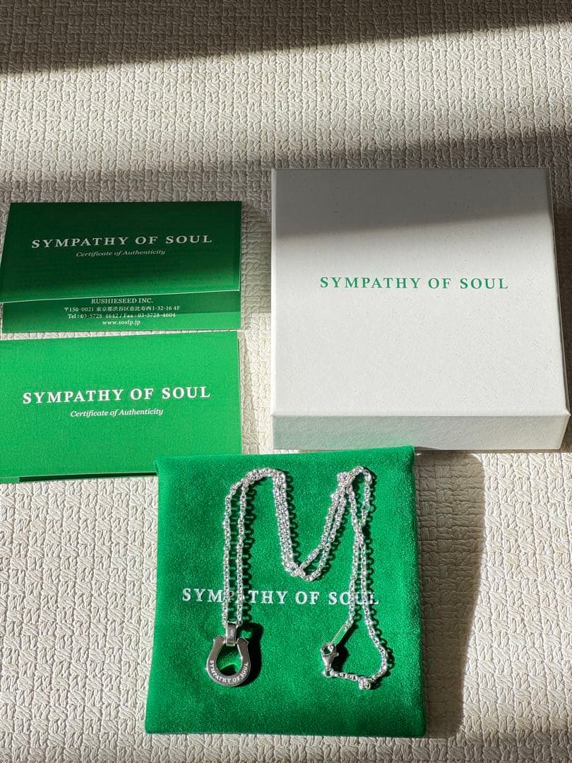 SYMPATHY OF SOUL Mホースシューネックレス 45cm