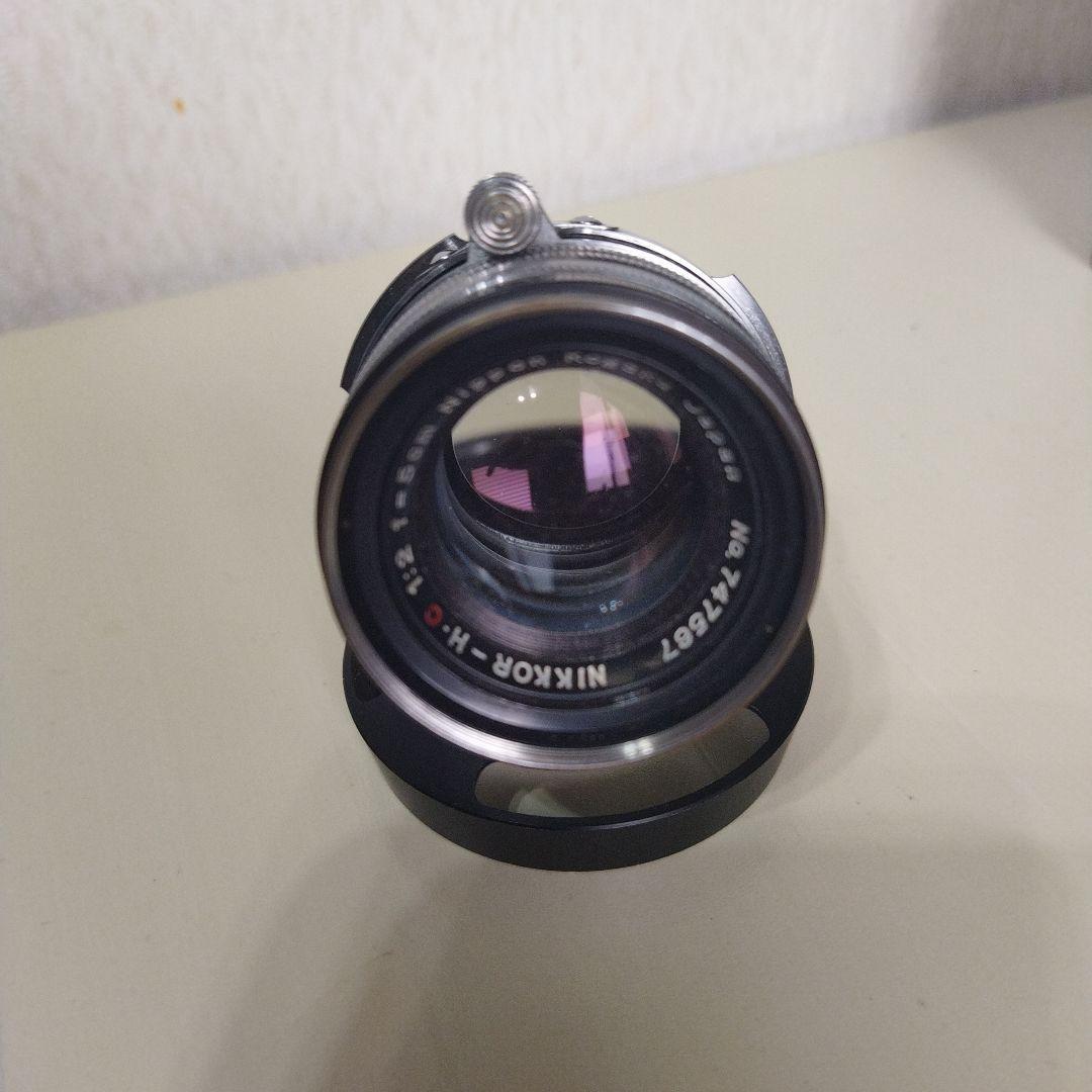 Nikkor HC F2 単焦点レンズ 5cm LM変換アダプター付き