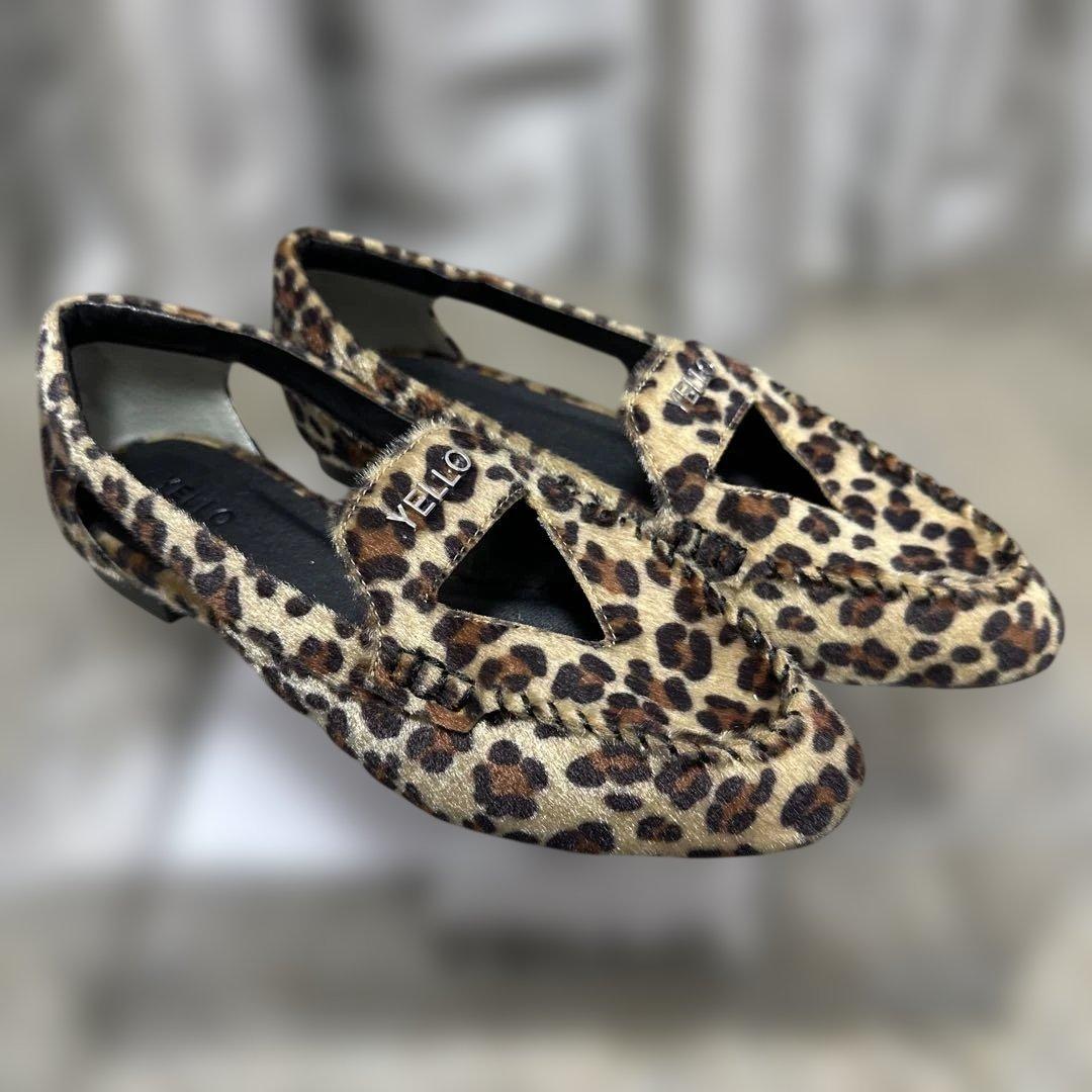 YELLO ローファー ヒョウ柄 Sサイズ 新品未使用