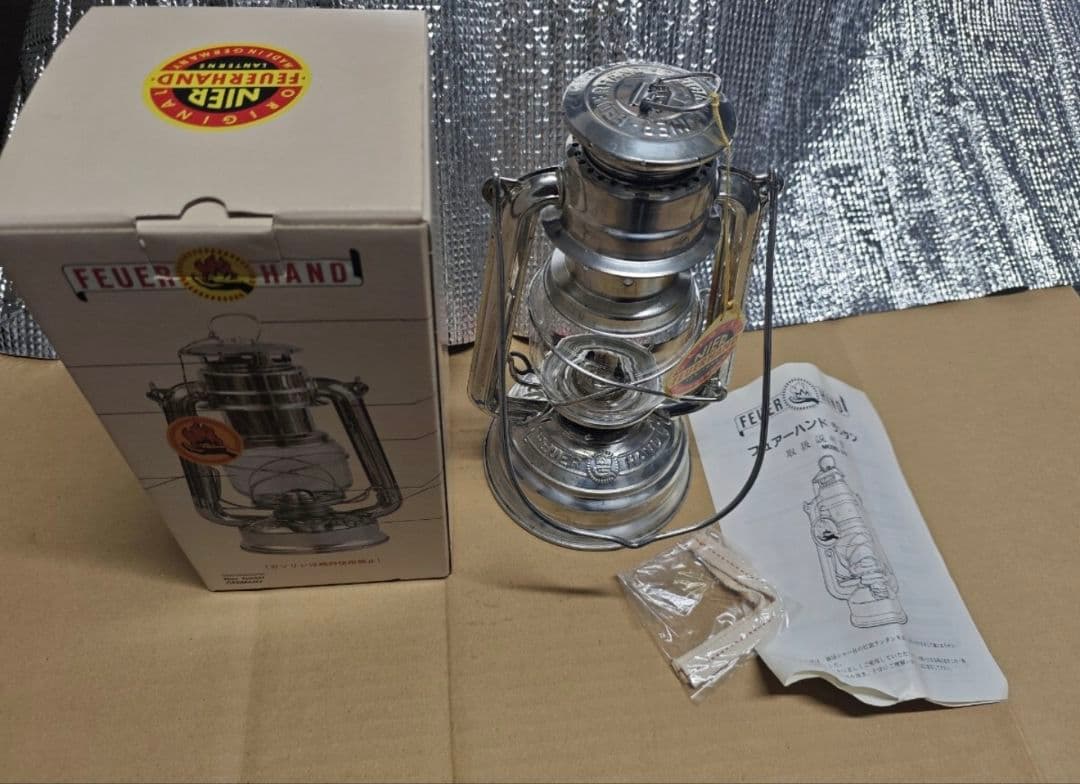 フュアーハンド FEUERHAND ランタン　276 錫めっき　1999年購入