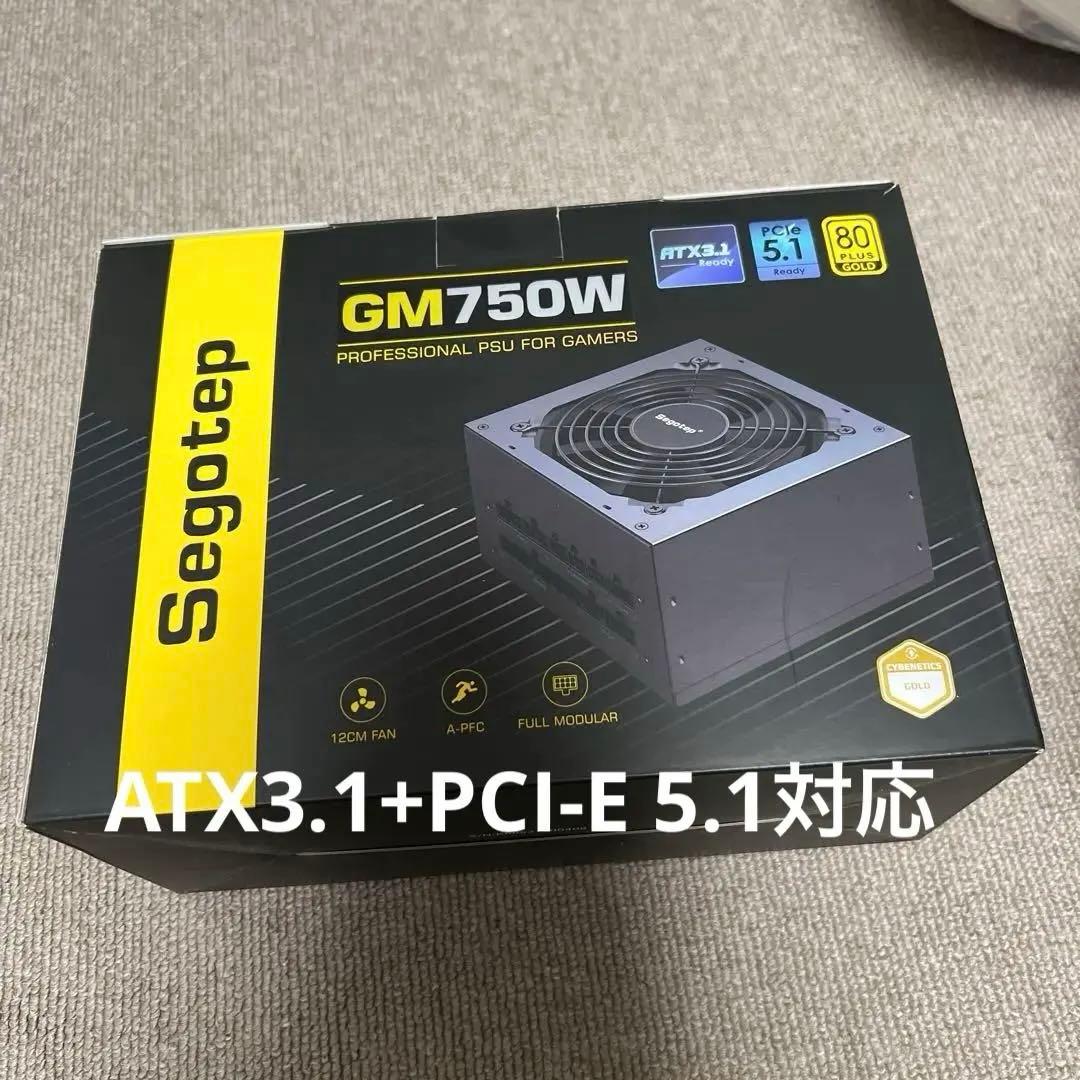 Segotep GM750W ATX3.1+PCI-E 5.1 電源ユニット