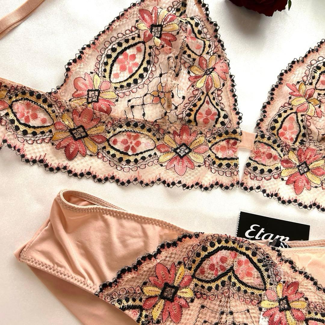 ♡お試し価格♡フレンチ ランジェリーEtam刺繍たっぷり超スイートなランジェリー