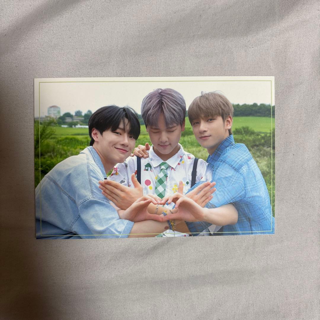 X1　スンヨン　ハンギョル　ドヒョン　サノク　ポストカード　トレカ