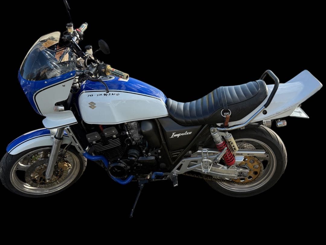 ◇GSX400 インパルス 96〜08羽タイプ テールカウル FRP製 高強度◇