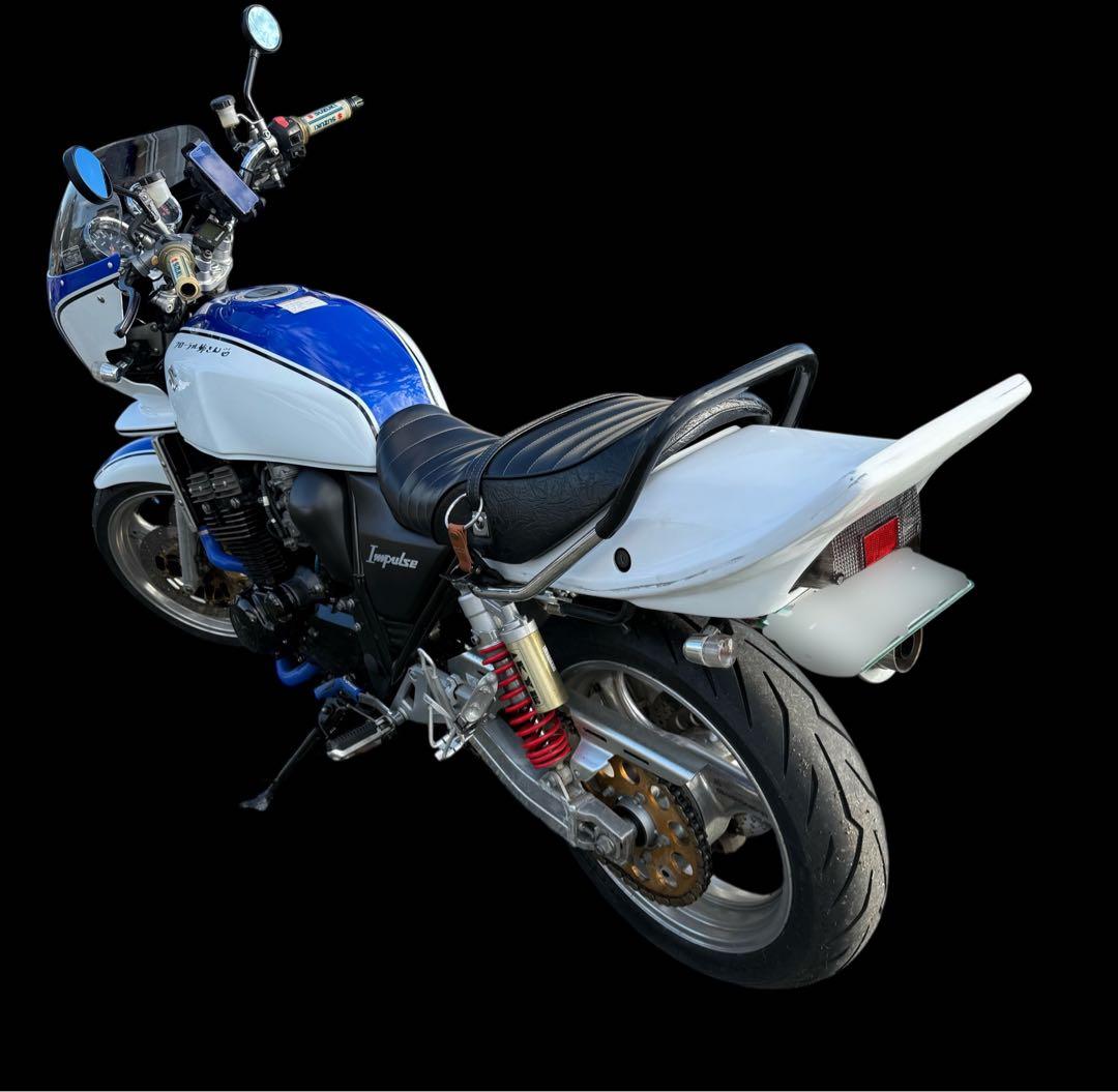 ◇GSX400 インパルス 96〜08羽タイプ テールカウル FRP製 高強度◇