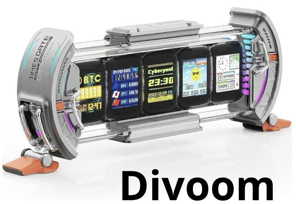 【未開封】Divoom Times Gate 置き時計 デジタル ピクセルアート