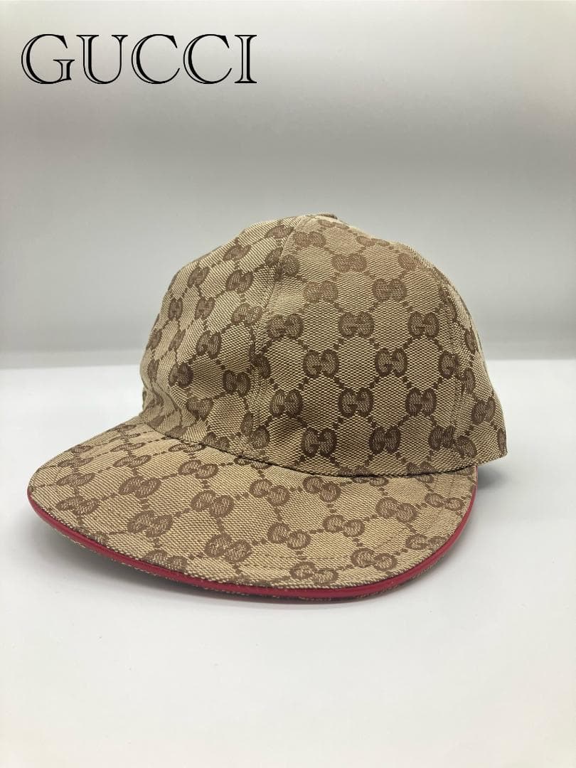 GUCCI シェリーライン GG柄 ベースボールキャップ 帽子 サイズ M