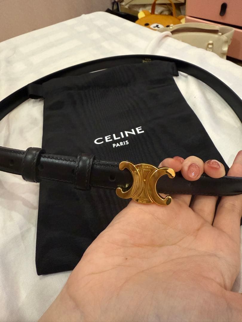 黒 ベルト 金具付き 保存袋付き 9/21発送