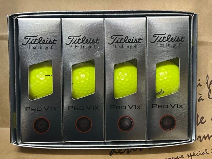 タイトリストPROV1X イエロー　2ダース　新品未使用