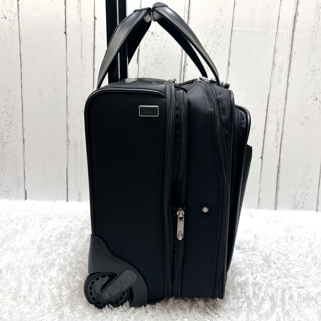 ace. キャリーケース 機内持込可 鍵付 拡張式 ブラック