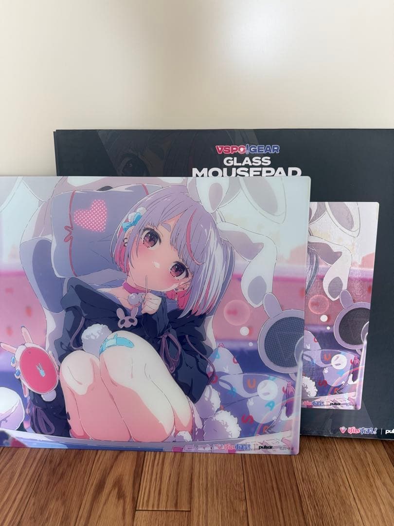 【トムソーヤ】Vspo Gear ガラスマウスパッド 兎咲ミミ