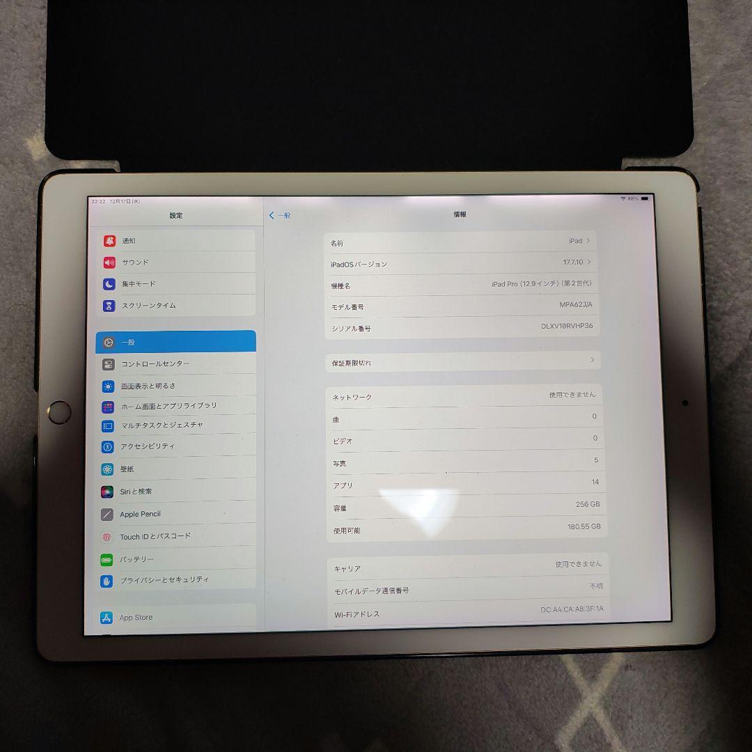 iPad Pro (12.9インチ 第2世代) 256GB