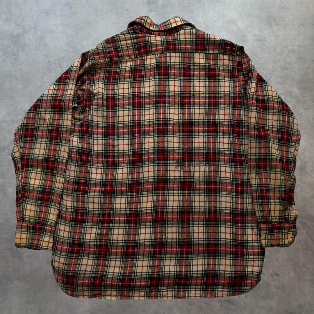 40s PENDLETON チェック ウール シャツ ヴィンテージ ペンドルトン