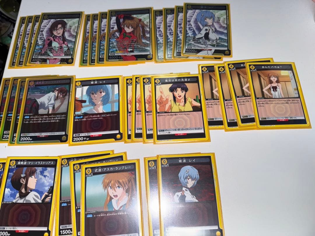 ユニアリ　黄色エヴァンゲリオン　デッキ　デッキパーツ付き