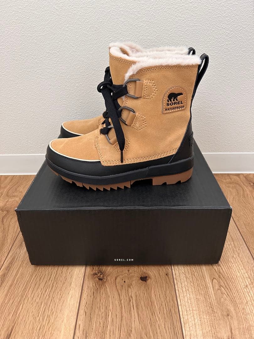 ■新品未使用品■ソレル／SOREL★ティボリIV★23.5㎝★curry★防水■