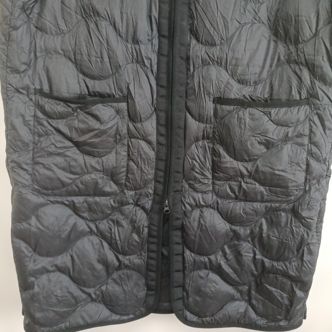 【完売品】ユニクロ × セオリー ウルトラライトダウン ロングベスト 黒 L