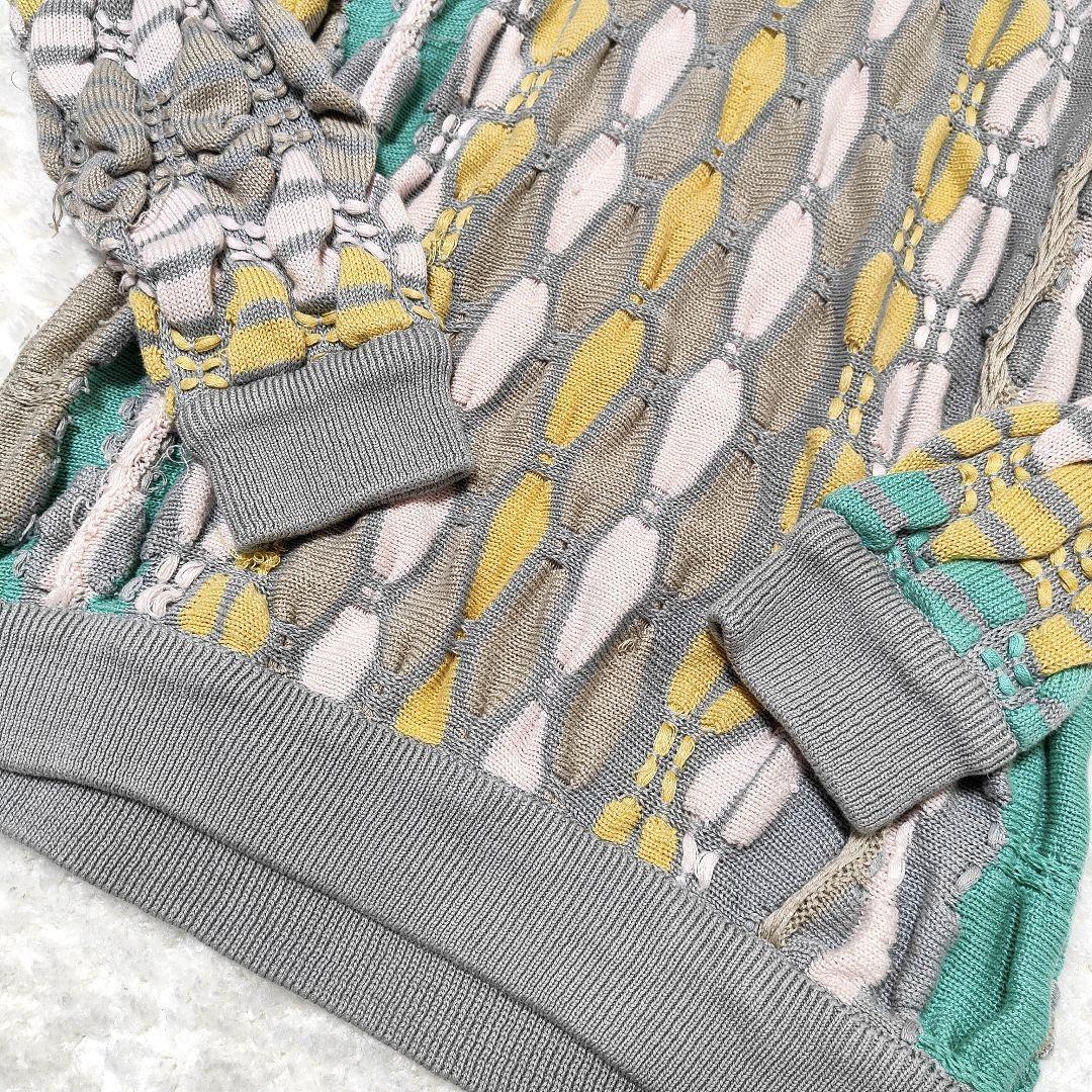 【美品】COOGI クージー ニット コットン L 3Dニット 豪州製 激レア