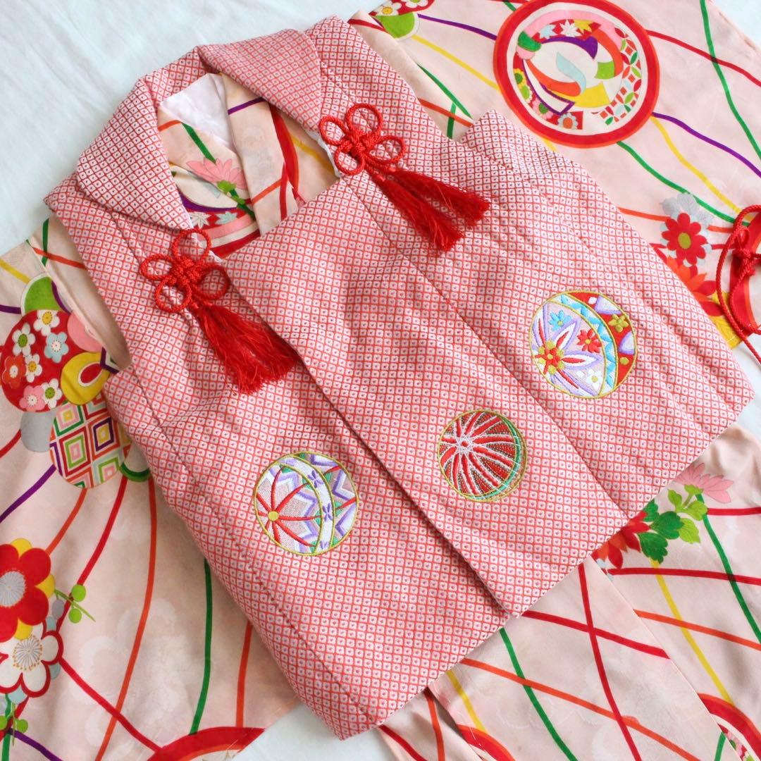 七五三 2歳 3歳 女の子 子供 アンティーク 着物 被布 セット