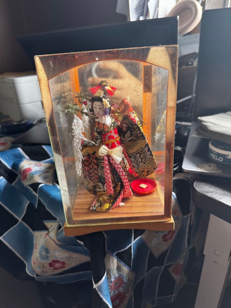 【江戸期 伝承人形｜硝子箱入り｜旧家から発見された一点物】