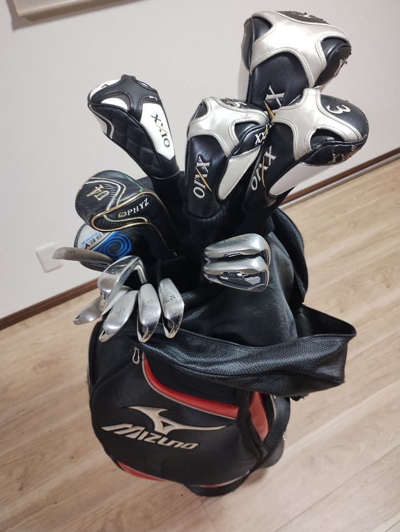 レフティ用 クラブセット ゴルフバッグ付き