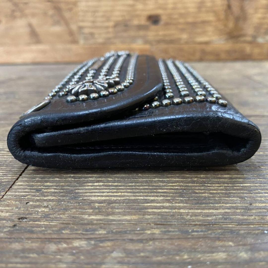 Bill Wall Leather シルバークロス カスタムスタッズウォレット