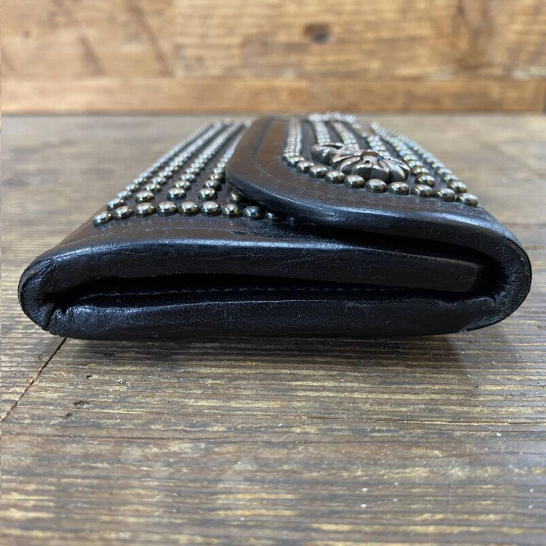 Bill Wall Leather シルバークロス カスタムスタッズウォレット