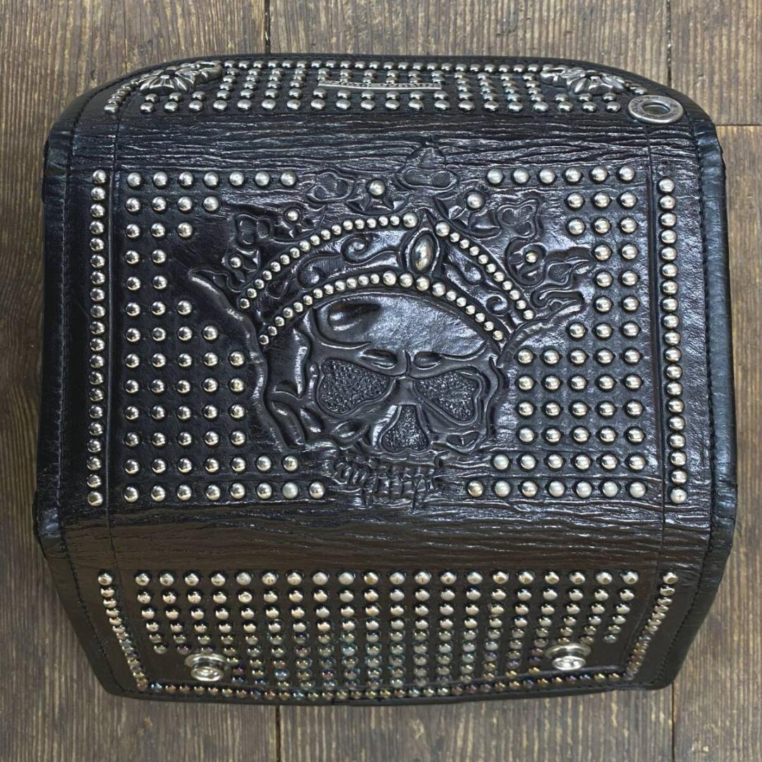 Bill Wall Leather シルバークロス カスタムスタッズウォレット