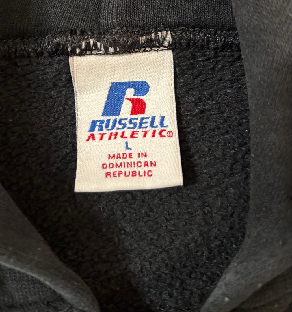 RUSSELL ATHLETIC 無地　裏起毛　ジップアップパーカー