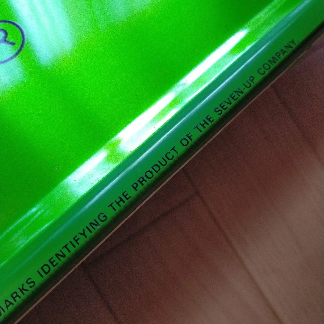 希少　7UP セブンアップ　ブリキ看板　USA製　ディスプレイ　ビンテージ　レア