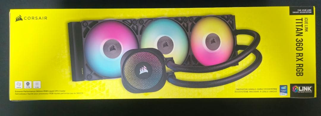 Corsair iCUE LINK TITAN 360 RX RGB 冷却器