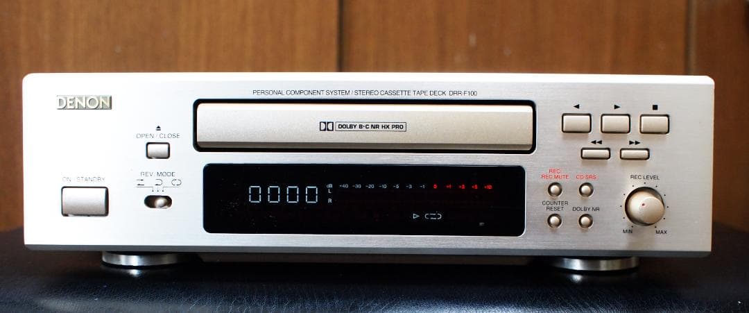 DENON DRR-F100 オートリバースカセットデッキ　音出し動作品