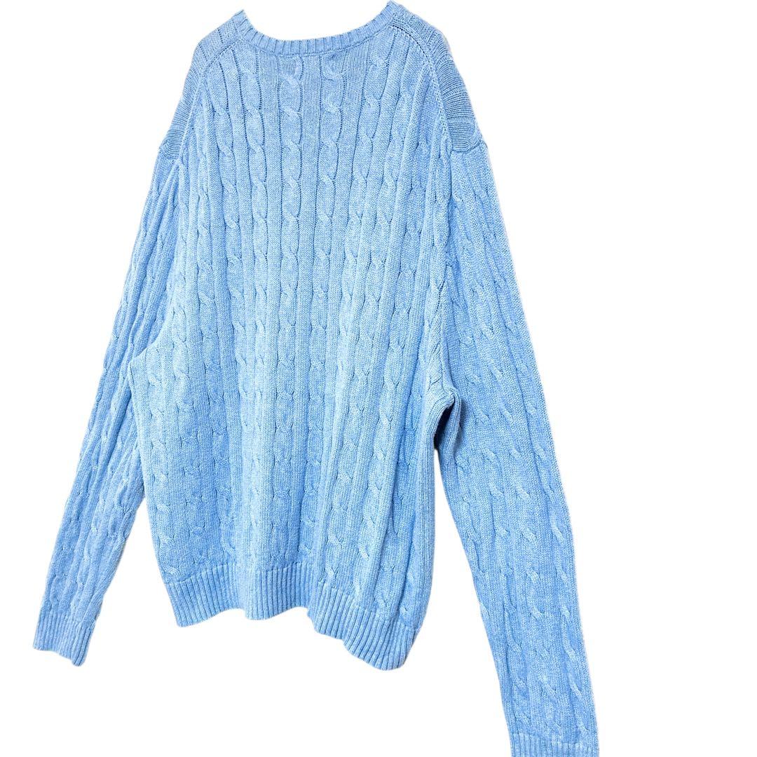 ✨極美品✨2XL✨ポロバイラルフローレン　ケーブルニット編み　ビッグセーター