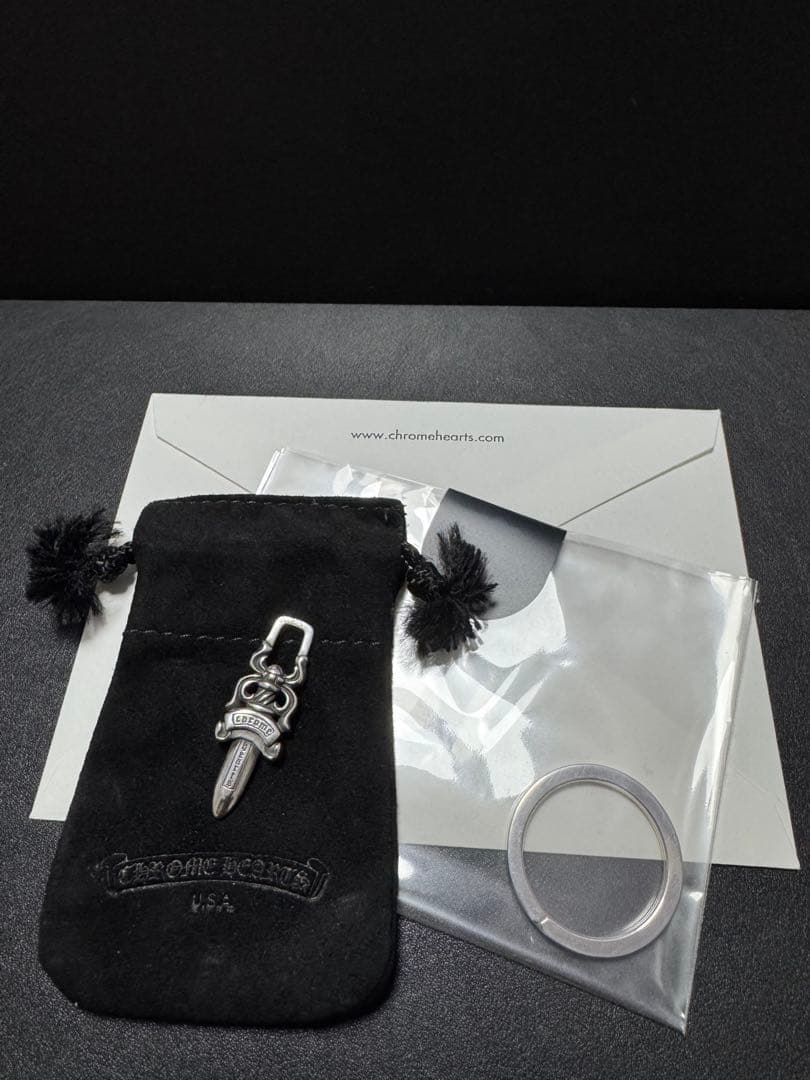 【確認用・新品未使用】クロムハーツ 5ダガー キーリング