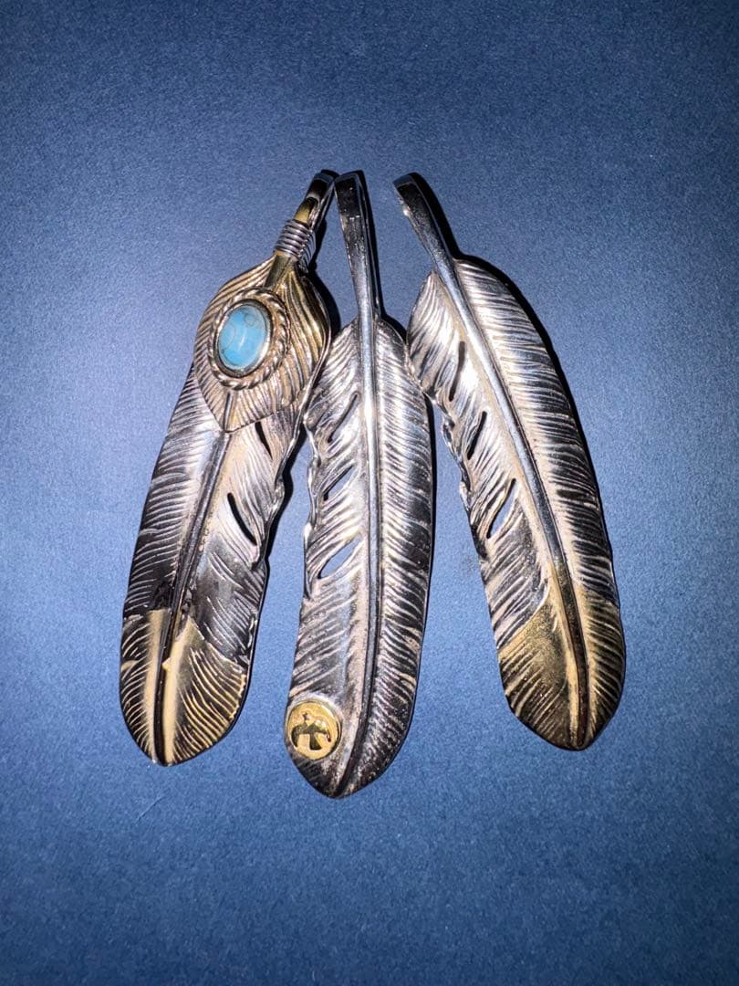 特大フェザー3枚セット シルバー925 ノーブランド