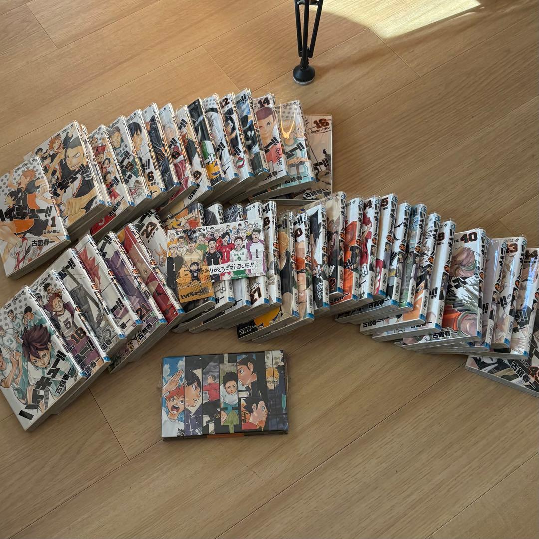 【美品】【特価】ハイキュー クリアカバー付き全巻セット 特典付