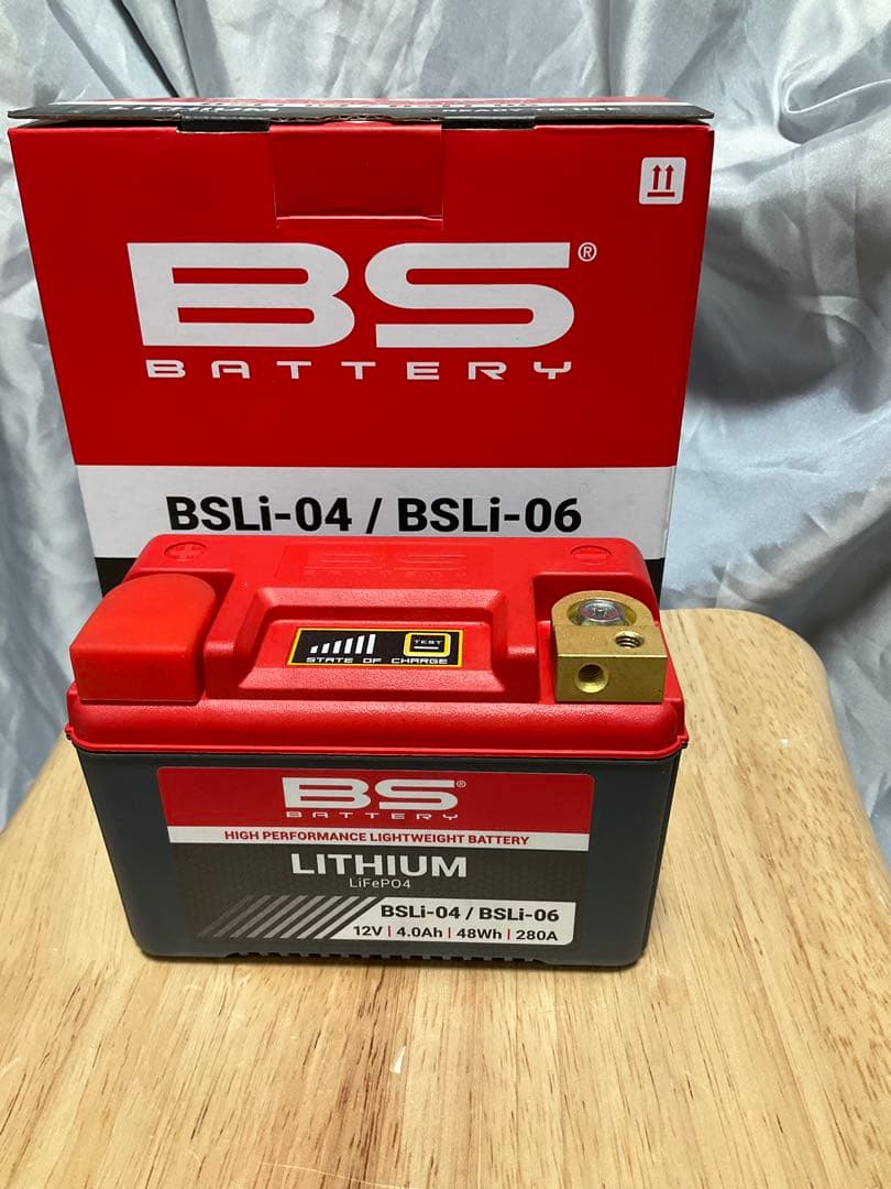 BS BSLi-04 / BSLi-06 リチウムバッテリー　シグナス