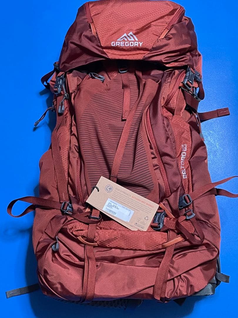 GREGORY バックパック　新品未使用品　バルトロ65 レッド　サイズL