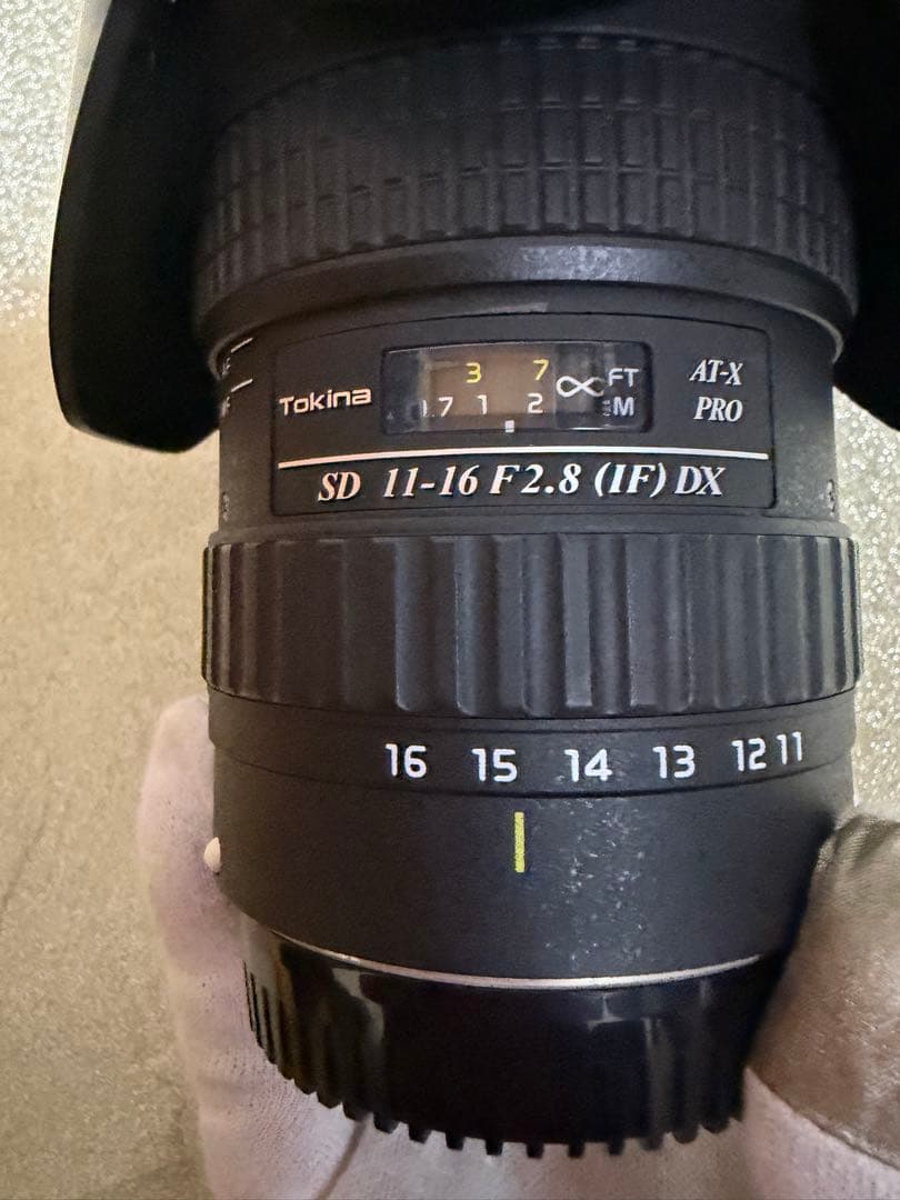 キャノン用　トキナAT-X PRO SD 11-16mm F2.8 ズームレンズ