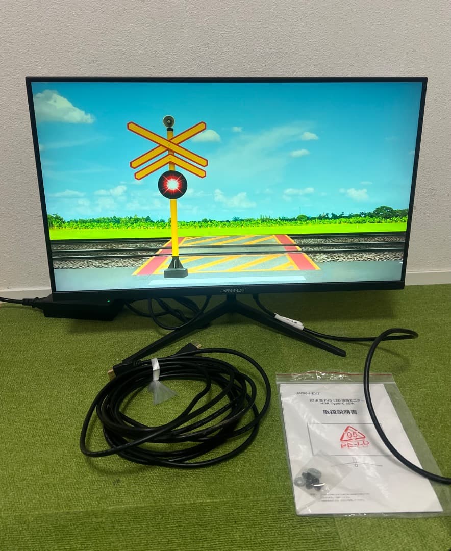 JAPANNEXT 23.8インチIPSパネル スピーカー内蔵 フルHDモニター