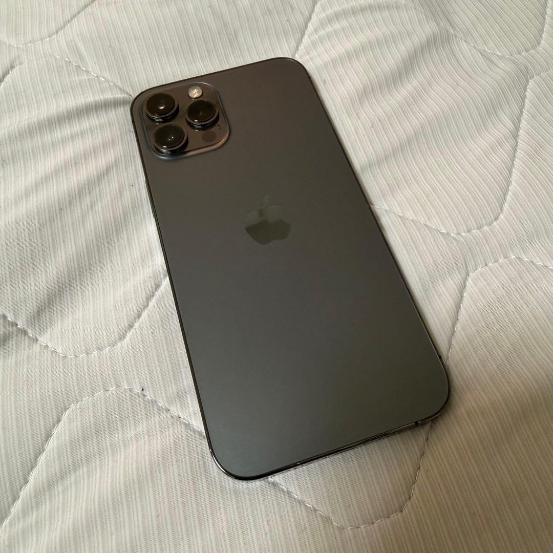 【美品】iPhone 12 ProMax 256GB グラファイト SIMフリー