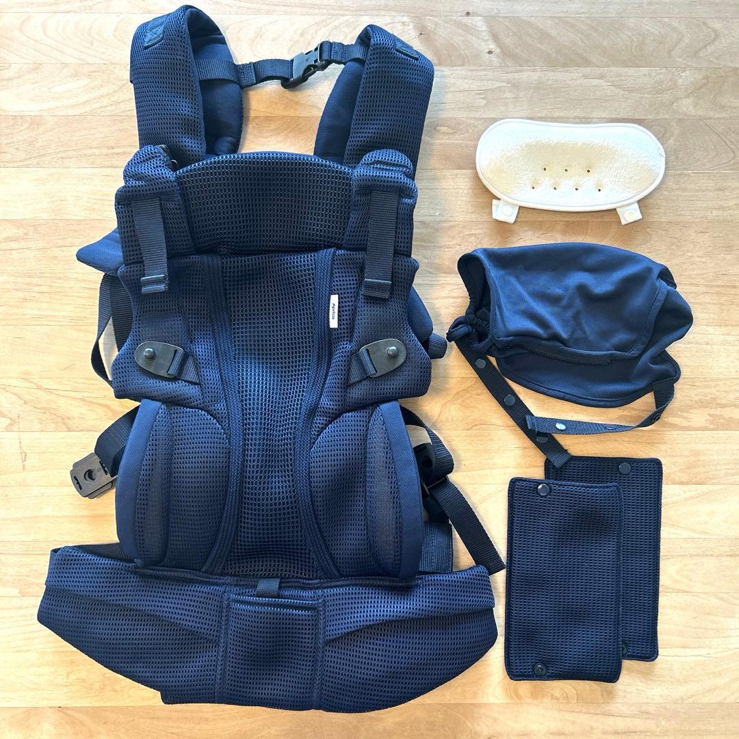 【説明書付き・美品】アップリカ　ラクリス　ネイビー