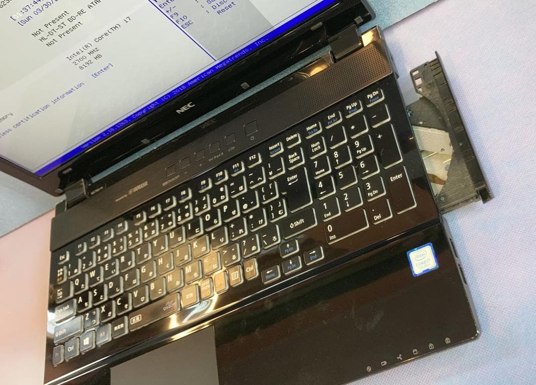 NEC NS750HAB ジャンク品(起動biosのみ確認)部品取/研究/修理！