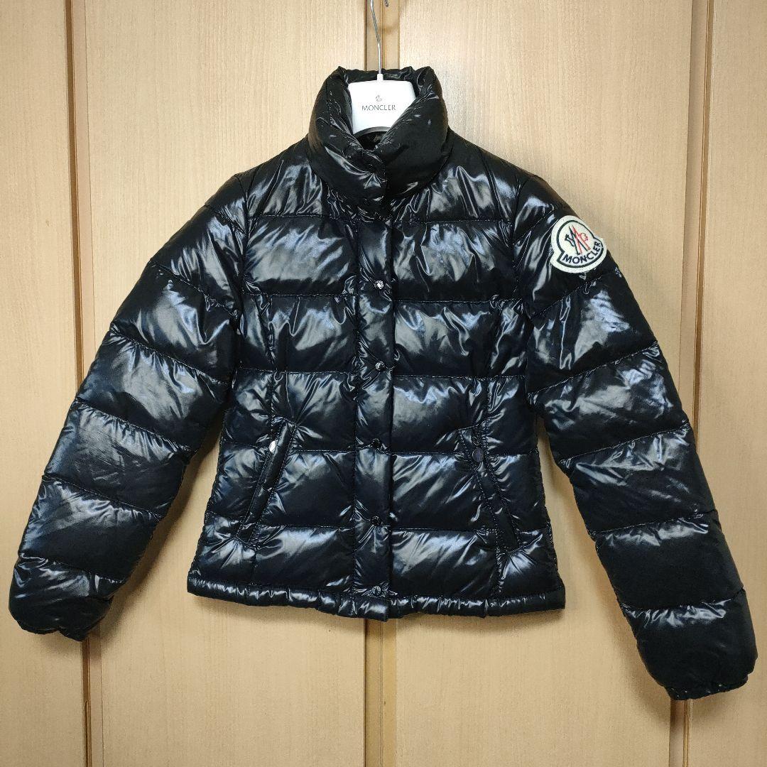 美品✨モンクレール MONCLER CLAIRE ダウン デカロゴワッペン　00