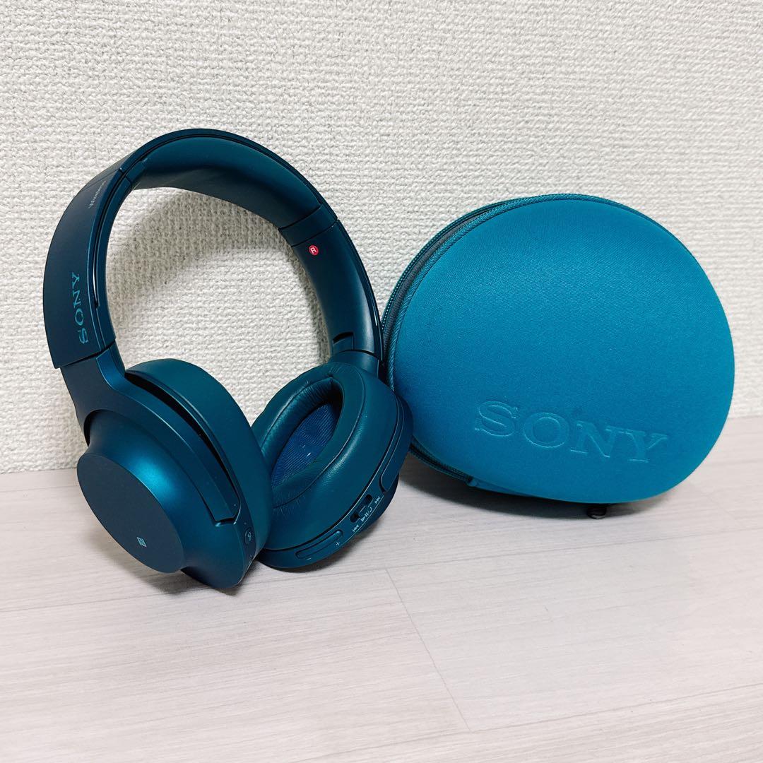 2473【美品】SONY MDR-100ABN ビリジアンブルー